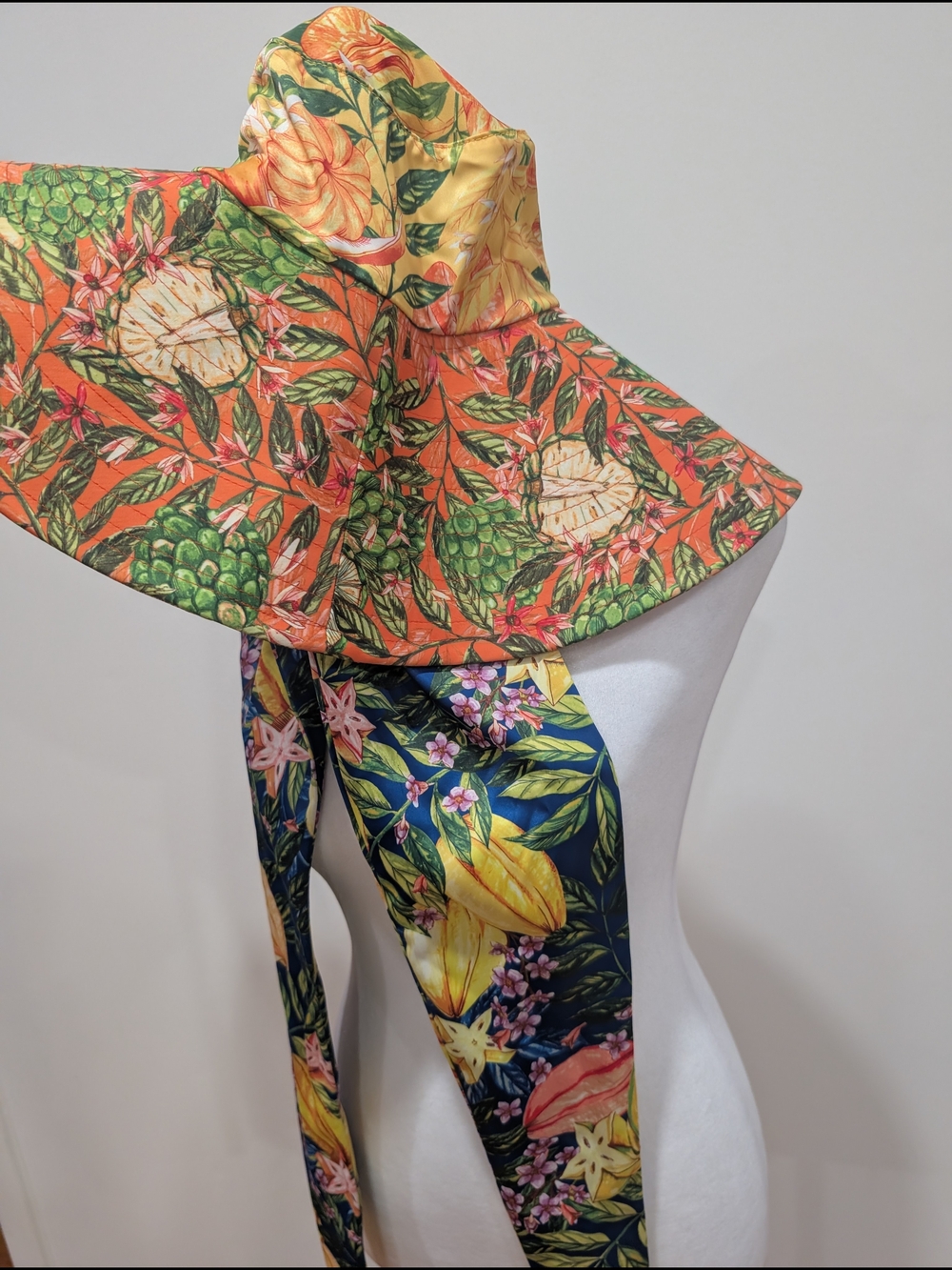 FARM RIO Floral Sun Hat with Ties - Multi-Color One Size - Picture 2 of 6
